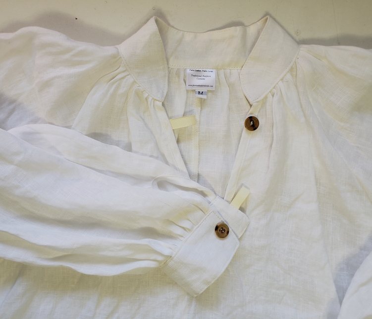 RAGLAN BUTTON UP SHIRT RENAISSANCE ROMANCE